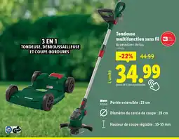 Lidl Tondeuse multifonction sans fil (3 offre