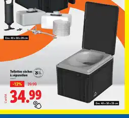 Lidl Toilettes sèches à séparation offre