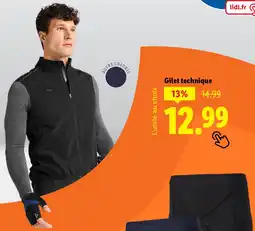 Lidl Gilet technique offre