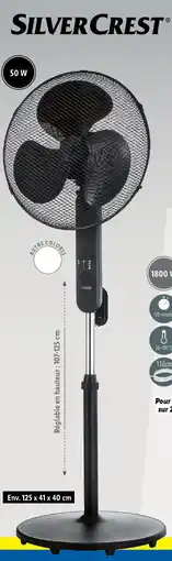 Lidl SILVERCREST Ventilateur sur pied offre