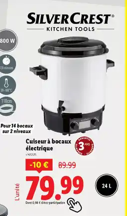Lidl Cuiseur à bocaux électrique offre