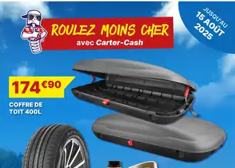Carter-Cash Coffre de toit 400l offre