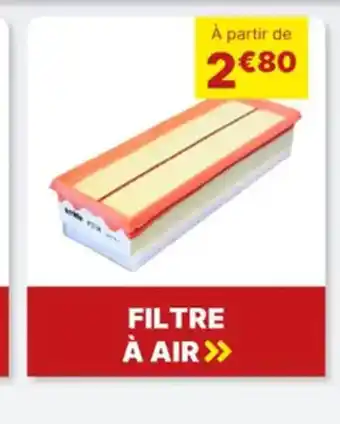 Carter-Cash Filtre à air offre
