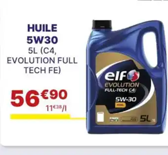 Carter-Cash ELF Huile 5w30 offre