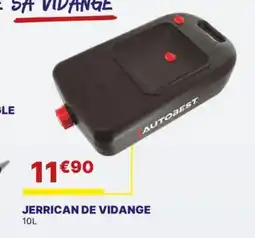 Carter-Cash Jerrican de vidange offre