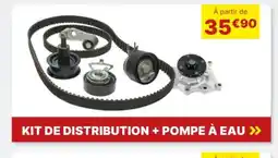 Carter-Cash Kit de distribution + pompe à eau offre