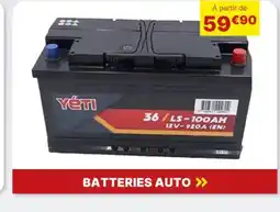 Carter-Cash Batteries auto offre