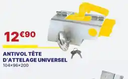 Carter-Cash Antivol tête d'attelage universel offre