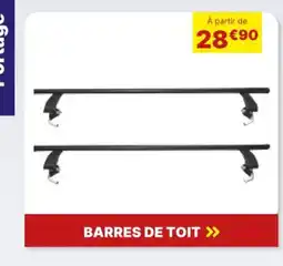 Carter-Cash Barres de toit offre