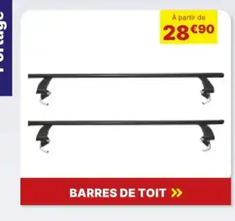 Carter-Cash Barres de toit offre
