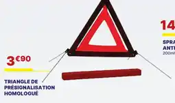 Carter-Cash Triangle de présignalisation homologué offre