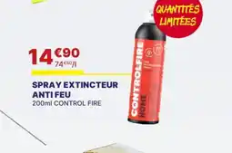 Carter-Cash Spray extincteur anti feu offre
