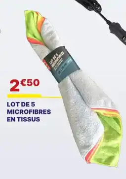 Carter-Cash Lot de 5 microfibres en tissus offre