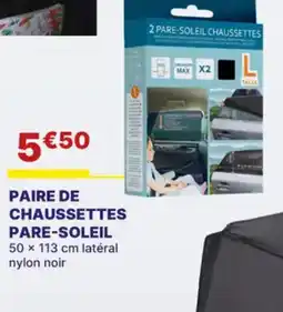 Carter-Cash Paire de chaussettes pare-soleil offre