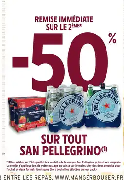 Intermarché Express SANPELLEGRINO Sur tout offre
