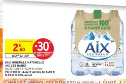 Intermarché Express Eau minérale naturelle aix les bains offre