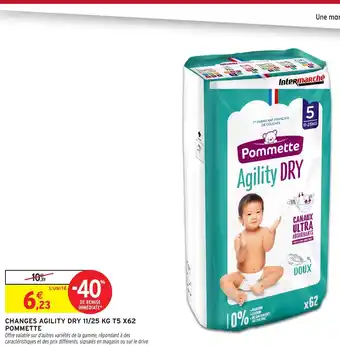 Intermarché Express POMMETTE Changes agility dry offre