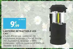 Intermarché Hyper Lanterne Rétractable LED CAO offre