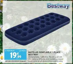 Intermarché Hyper Matelas Gonflable 1 Place Bestway offre