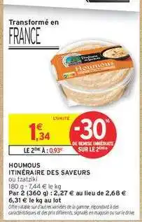 Intermarché Contact HOUMOUS ITINÉRAIRE DES SAVEURS offre
