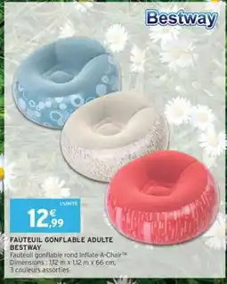 Intermarché Hyper Fauteuil Gonflable Adulte Bestway offre