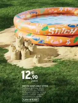 Intermarché Hyper Piscine Gonflable Stitch offre