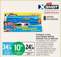 Intermarché Hyper Pistolet à eau électrique Motor Soaker taille medium offre