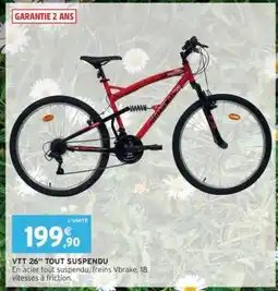 Intermarché Hyper VTT 26'' TOUT SUSPENDU offre