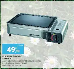 Intermarché Hyper Plancha Nomade Kemper offre