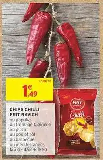 Intermarché Contact CHIPS CHILLI FRIT RAVICH offre
