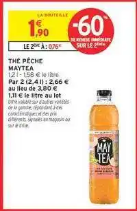 Intermarché Contact Thé Pêche Maytea offre