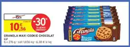 Intermarché Contact GRANOLA MAXI COOKIE CHOCOLAT LU offre