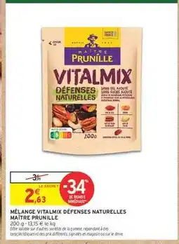 Intermarché MAÎTRE PRUNILLE Mélange vitalmix défenses naturelles offre