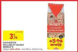 Intermarché Cacahuètes Grillées Et Salées Menguy's offre