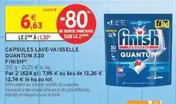 Intermarché CAPSULES LAVE-VAISSELLE QUANTUM X30 offre