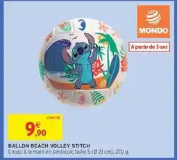 Intermarché Ballon Beach Volley Stitch offre