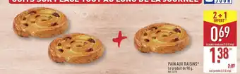 ALDI Pain aux raisins offre