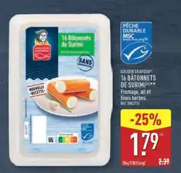 ALDI 16 Bâtonnets de Surimi offre
