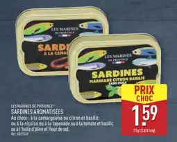 ALDI SARDINES AROMATISÉES offre