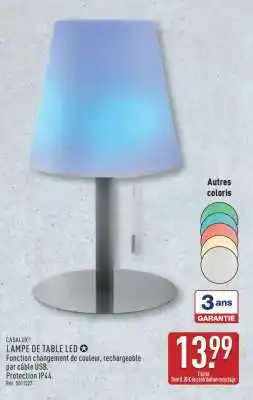 ALDI Lampe de Table LED offre