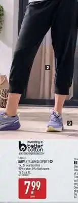 ALDI PANTALON DE SPORT offre