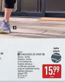 ALDI CHAUSSURES DE SPORT offre