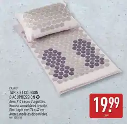 ALDI Tapis et coussin d'acupression offre