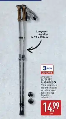 ALDI BÂTONS DE RANDONNÉE offre
