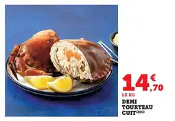 Super U Demi tourteau cuit offre