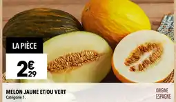 Supeco Melon jaune et/ou vert offre