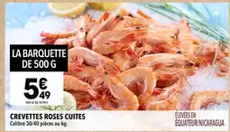 Supeco Crevettes roses cuites offre