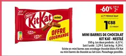 Supeco Nestlé Mini barres de chocolat Kit Kat offre