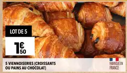 Supeco Fabriqué en France 5 Viennoiseries (Croissants ou Pains au Chocolat) offre
