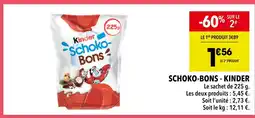Supeco Kinder Schoko-Bons offre